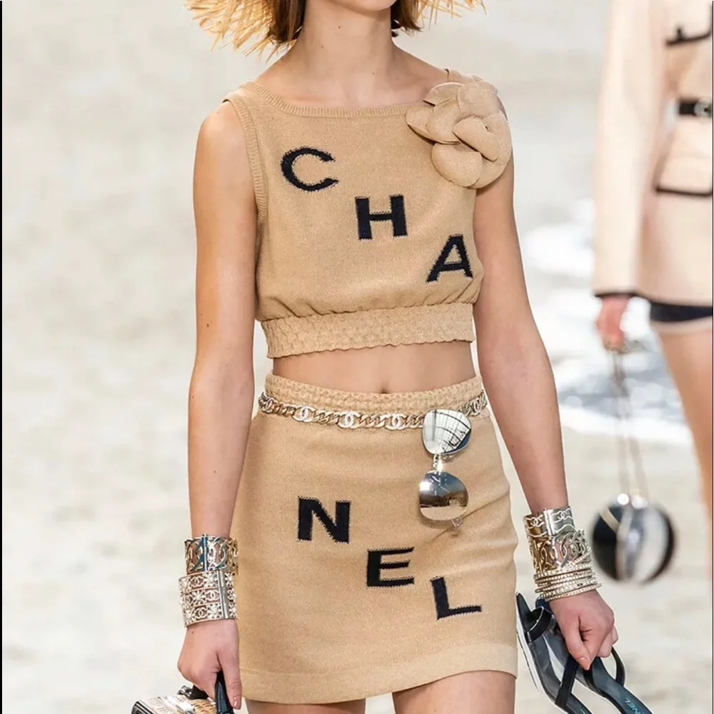 CHANEL | Dresses | Auth Chanel Spring 29 Runway By The Sea